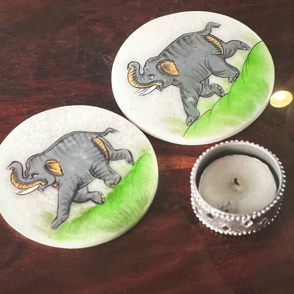 Elephant Coasters Set